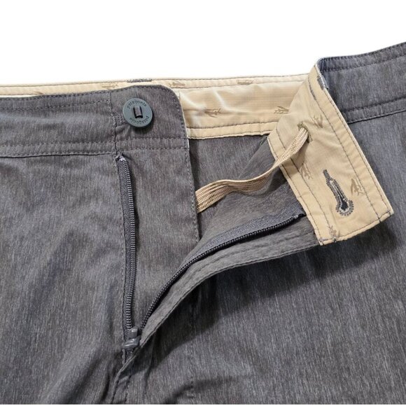 Patagonia Stretch Wavefarer Walk Shorts In Forge Grey Sz 35 - Picture 7 of 12